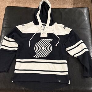 47 Brand Lacer Hoodie Portland TrailBlazers